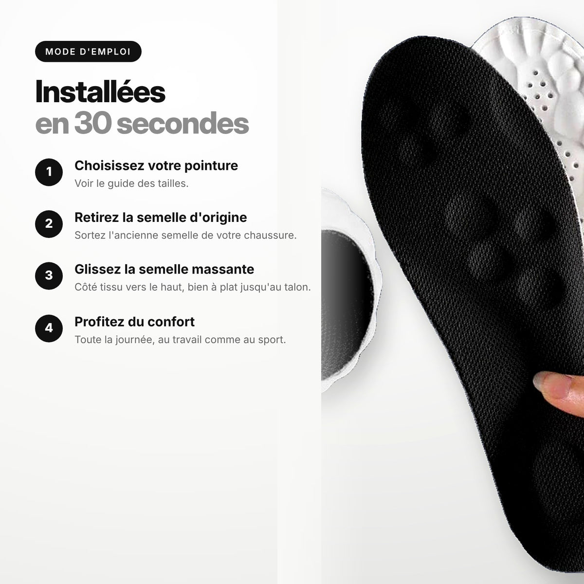 Semelles Cloud — Semelles Massantes Confort